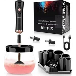 RICRIS Electric Makeup Bruch Cleaner and Dryer Machine
